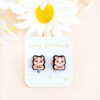 little hamsters cute stud earrings - Image 3