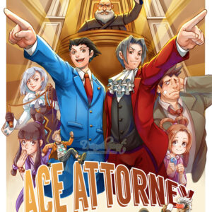 Ace attorney art print