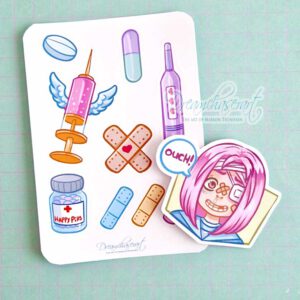 Patreon sticky sicky sticker set