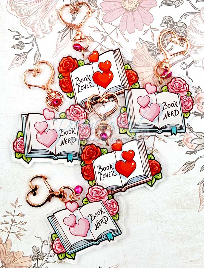 Book lover Keychain