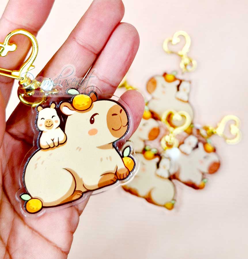 Sweet Capy Keychain - Image 3