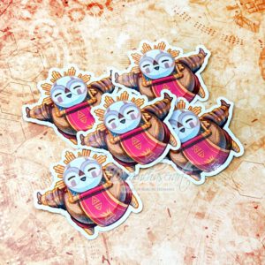 Esquie sticker/magnet