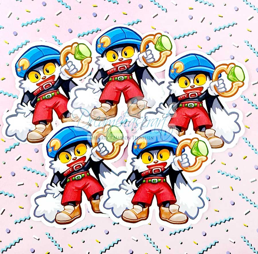 Klonoa sticker/magnet