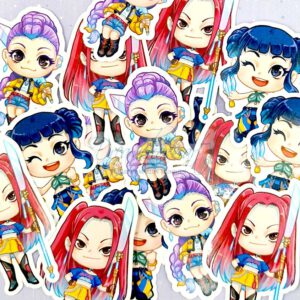 Huntrix kpop sticker set