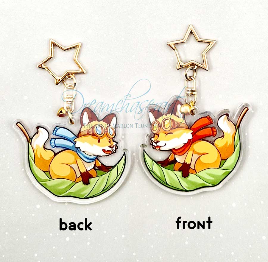 Leaf fox Keychain - Image 4