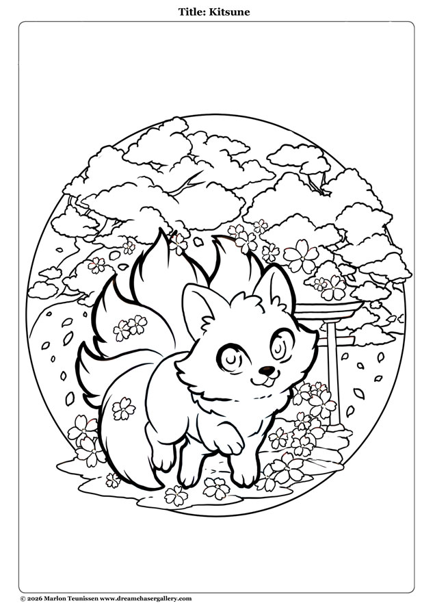 kitsune-coloring