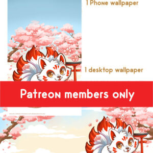 Kitsune wallpaper pack