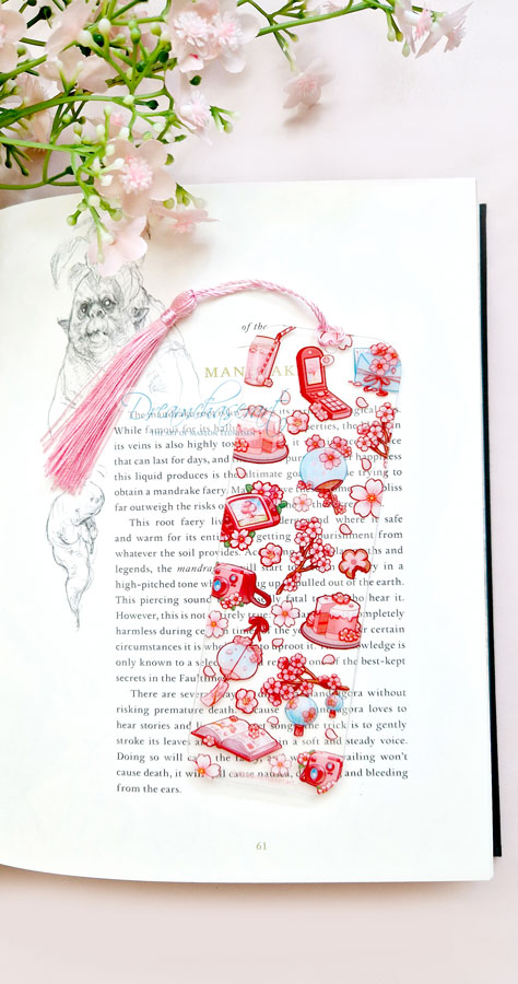 Sakura Clear Transparent Bookmark - Image 4