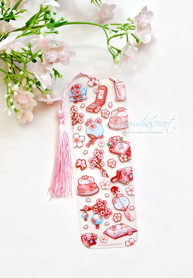 Sakura Clear Transparent Bookmark - Image 3