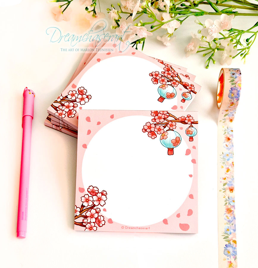 Sakura tear away memo pad - Image 3