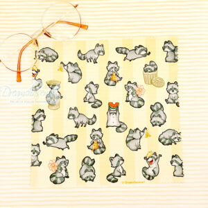 Trashy Raccoons Microfiber cloth