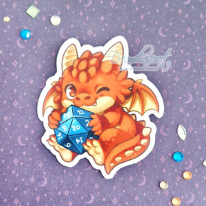 DnD dragon sticker