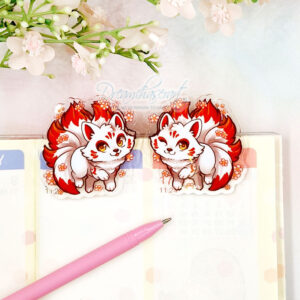 Kitsune Acrylic Bag/Paper Clip