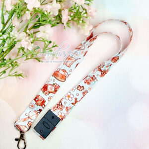 Sakura Lanyard with Safety release buckle