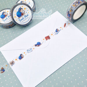 Snail Mail transparent Washi Tape
