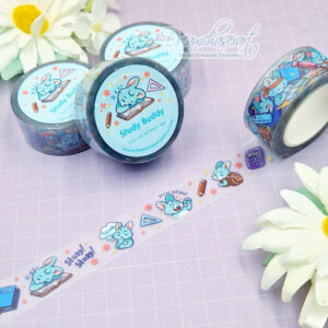 Study Buddy clear transparent Washi Tape